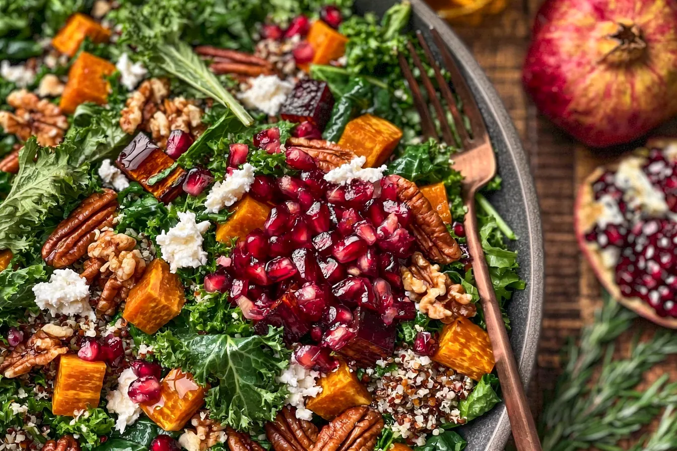 Pomegranate Fall Harvest Salad: A Delicious Seasonal Delight 4 Pomegranate Fall Harvest Salad