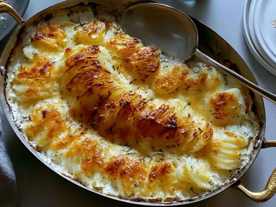 Creamy Potatoes Au Gratin Freshly Baked