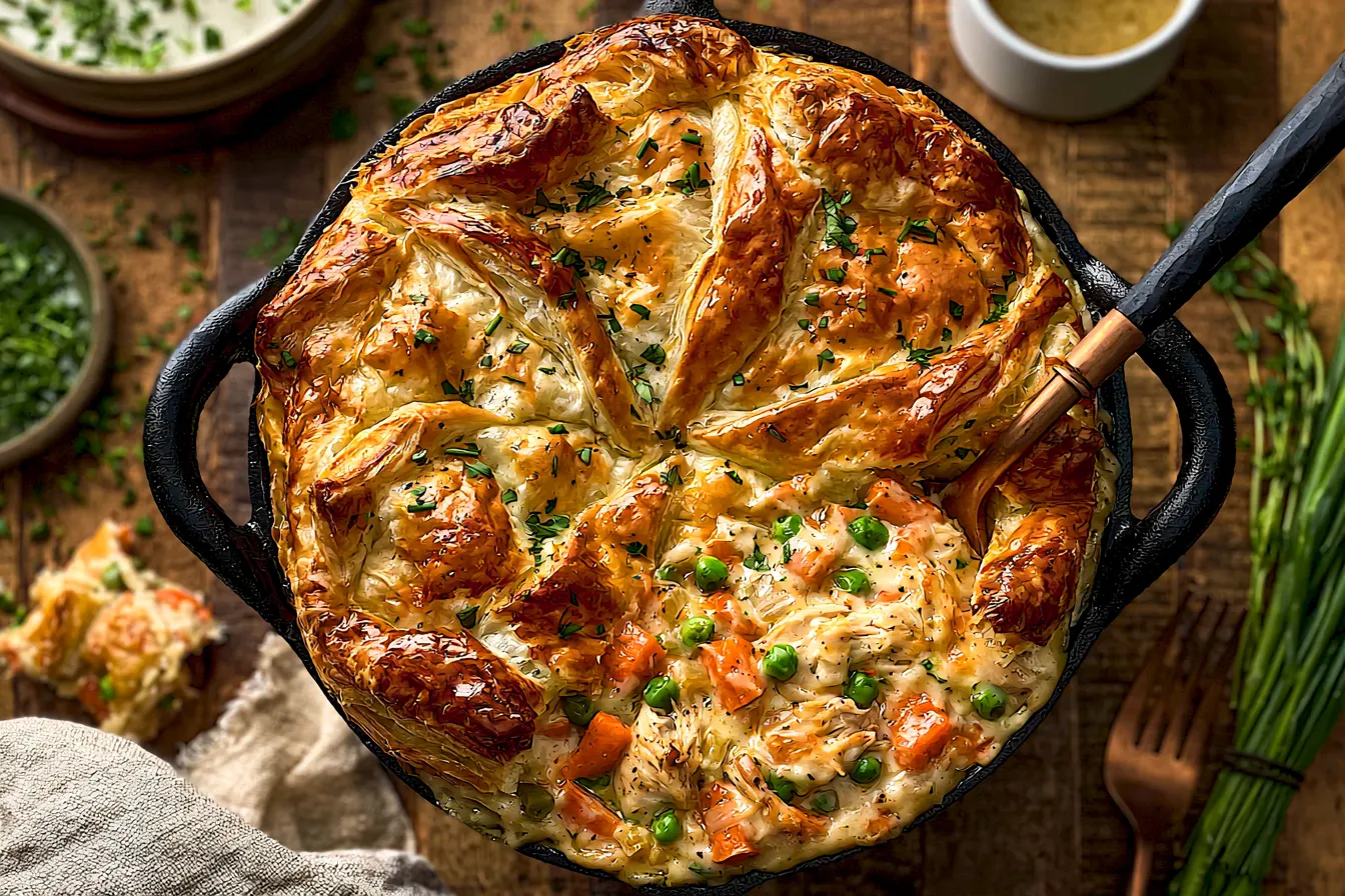 Puff Pastry Chicken Pot Pie: A Comforting Delight 3 Puff Pastry Chicken Pot Pie - Comfort Food at Its Best