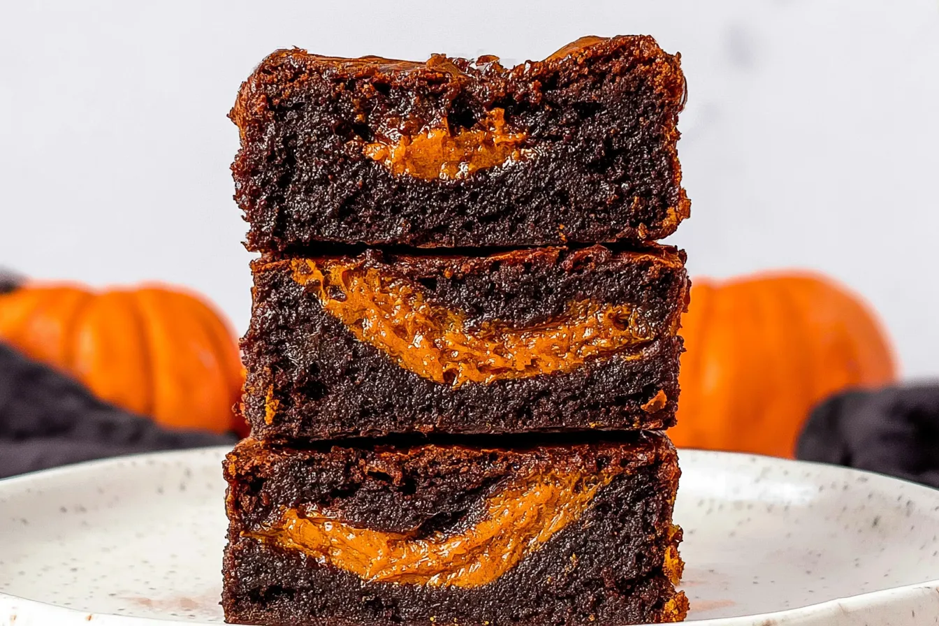 Pumpkin Brownies 