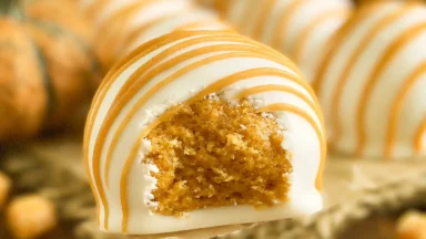 Pumpkin Cake Pops Decorated for Fall Celebrations