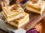 Pumpkin Cheesecake Bars Freshly Baked and Delicious