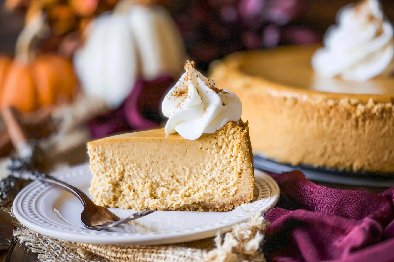 Pumpkin Cheesecake Bliss: Fall's Favorite Dessert Recipe 4 Pumpkin Cheesecake