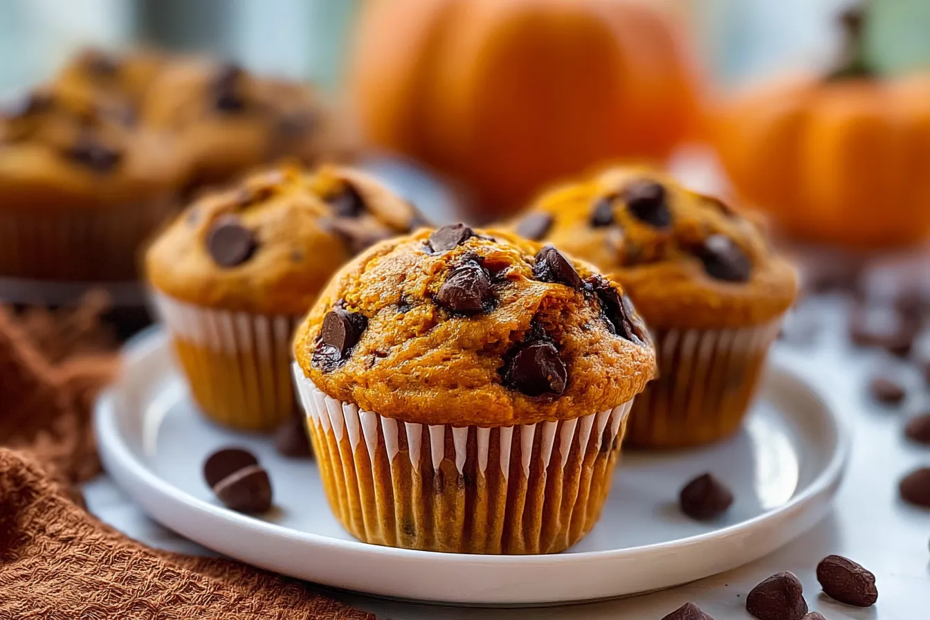 Pumpkin Chocolate Chip Muffins (Easy Recipe) You’ll Love! 4 Pumpkin Chocolate Chip Muffins (Easy Recipe)