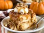 Pumpkin French Toast Casserole Freshly Baked