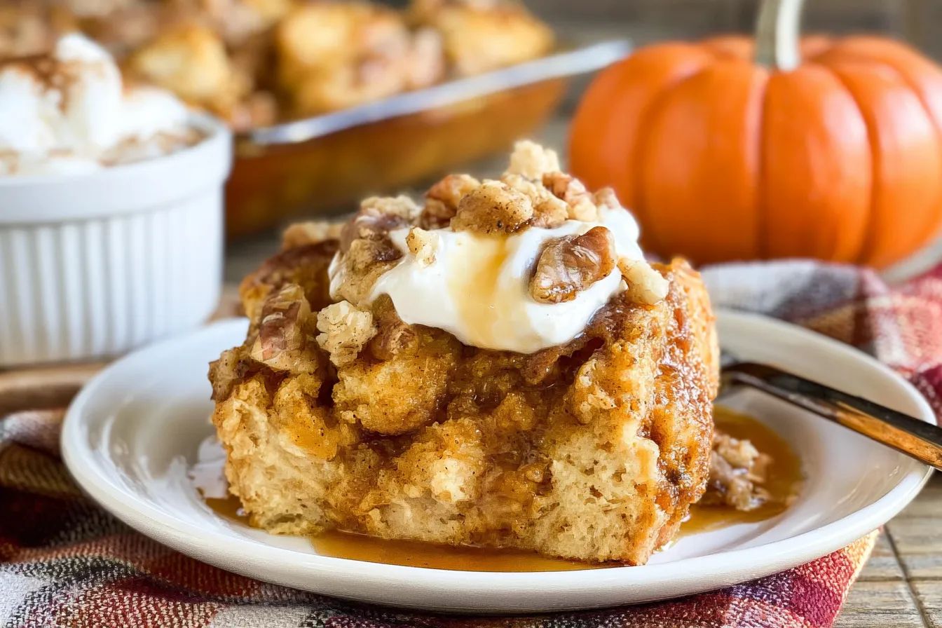 Pumpkin French Toast Casserole 