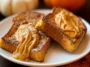 Delicious Pumpkin French Toast Topped with Maple Syrup