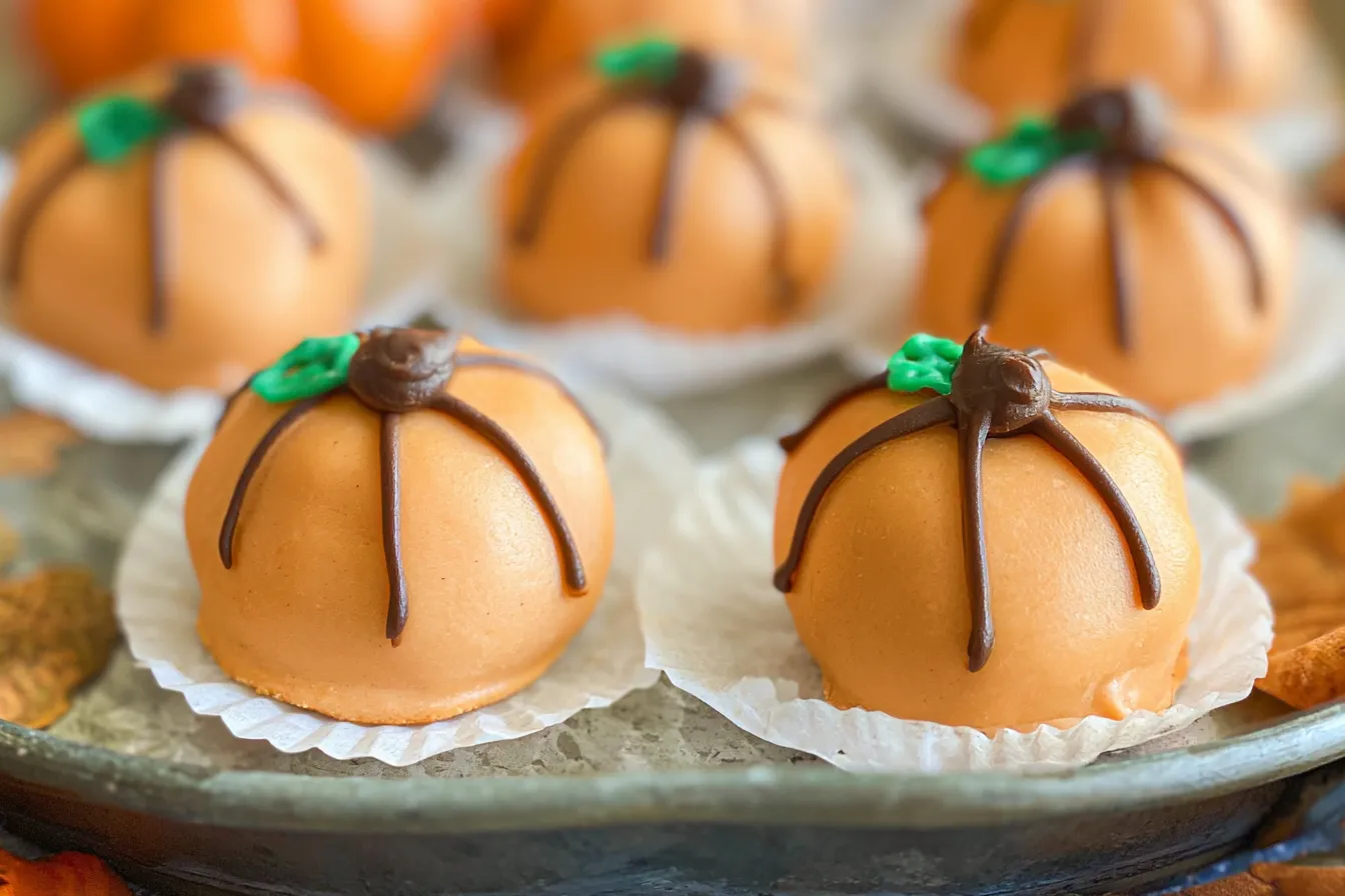 Pumpkin Oreo Balls Ready to Enjoy!