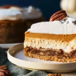 Pumpkin Pecan Pie Cheesecake: A Delicious Fall Delight 15 Pumpkin Pecan Pie Cheesecake Slice