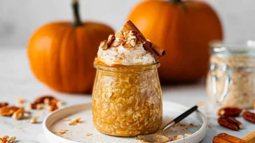 Pumpkin Pie Overnight Oats Ready to Enjoy