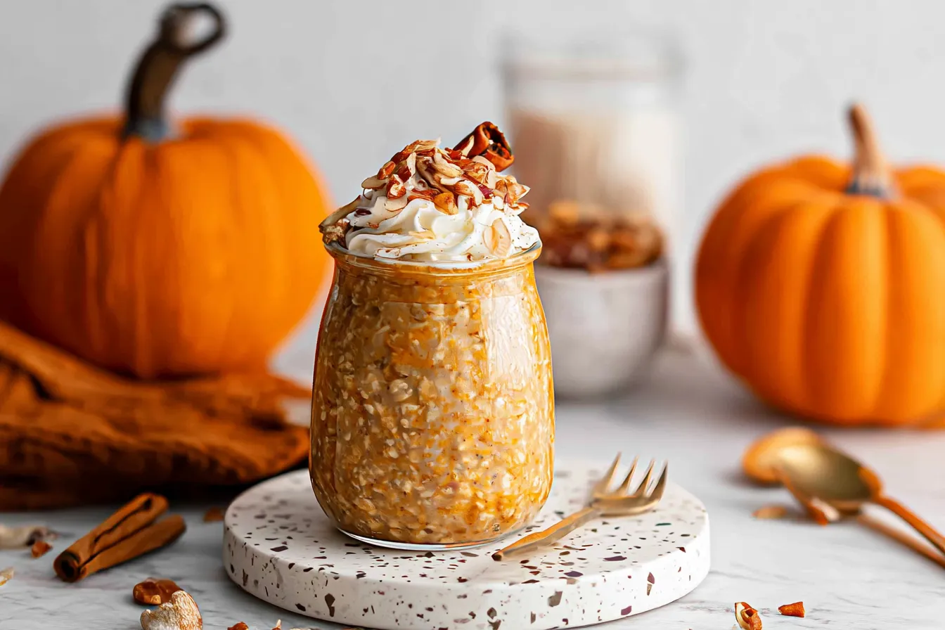Pumpkin Pie Overnight Oats 
