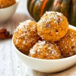 Pumpkin Protein Balls Without Oats: Healthy & Delicious Treat 5 Pumpkin Protein Balls Without Oats in a Bowl