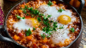 Pumpkin Shakshuka Ready to Serve
