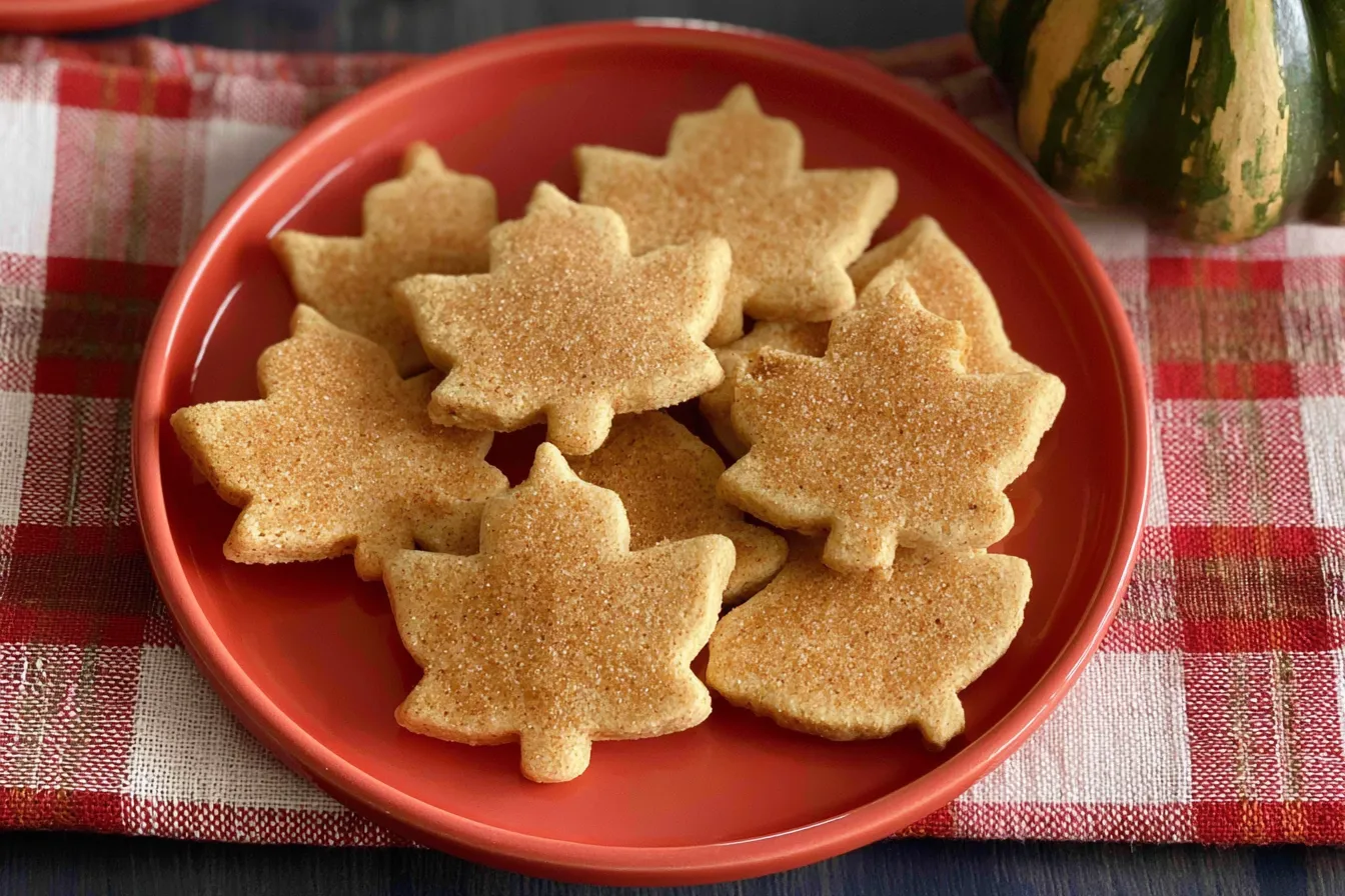 Delicious Gluten Free Vegan Pumpkin Sugar Cookies