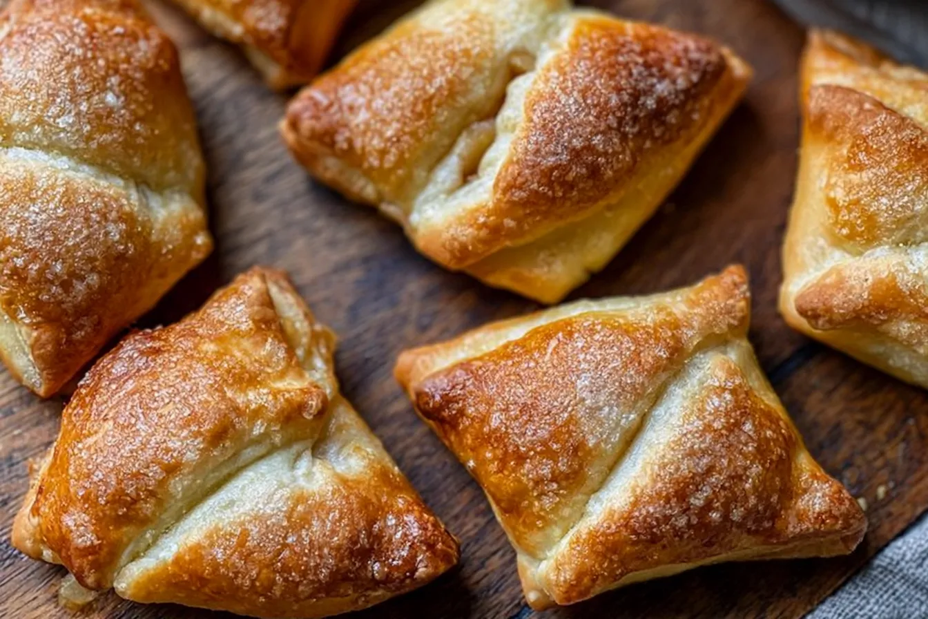 Quick Apple Turnovers (Only 4 Ingredients) Freshly Baked