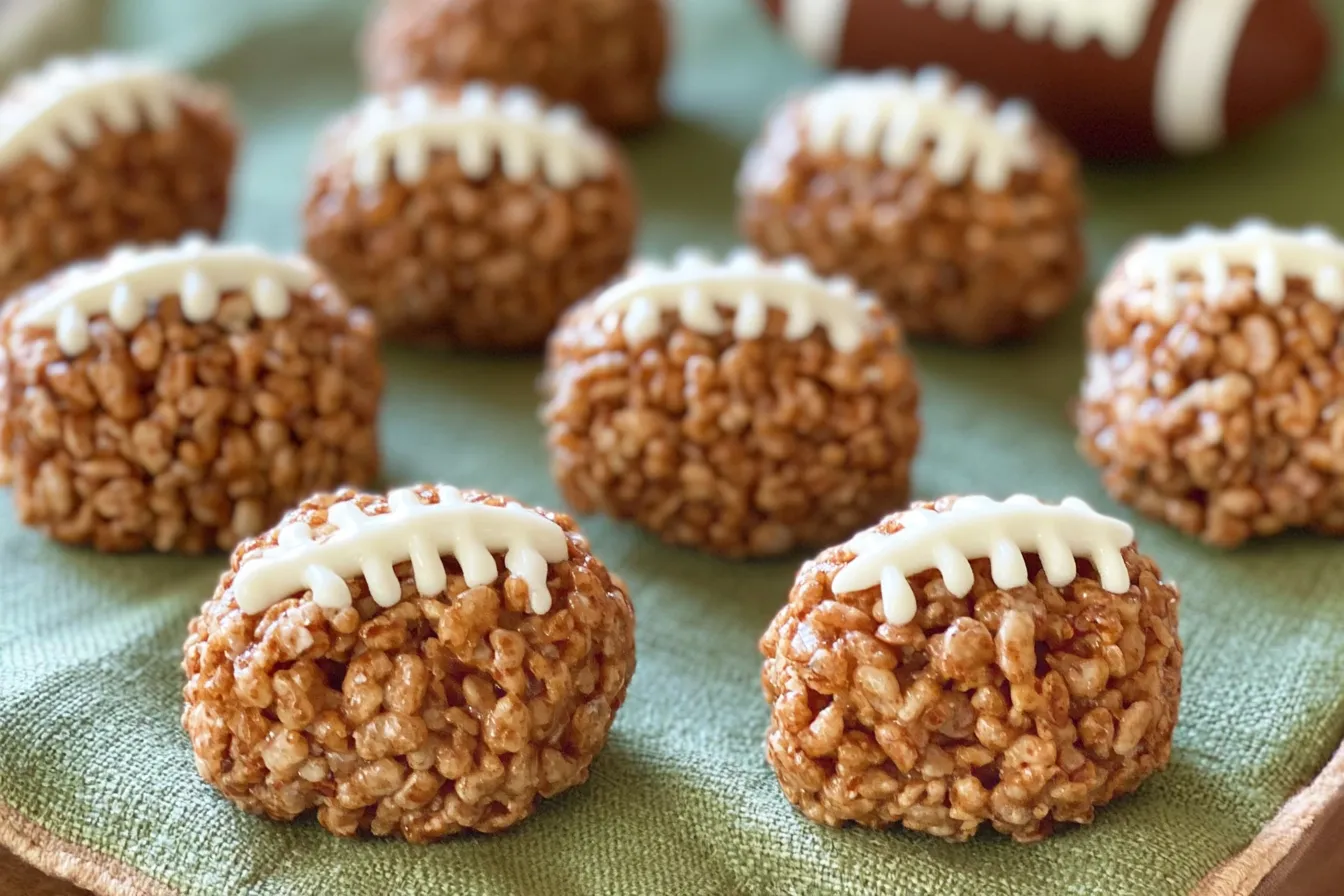 Rice Krispie Treat Footballs That Everyone Will Love 4 Rice Krispie Treat Footballs