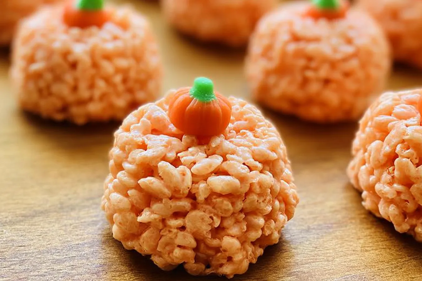 Rice Krispie Treat Pumpkins: A Fun Fall Treat 4 Rice Krispie Treat Pumpkins