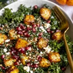 Roasted Butternut Squash and Kale Salad: A Delightful Fall Dish 15 Roasted Butternut Squash and Kale Salad on a Plate