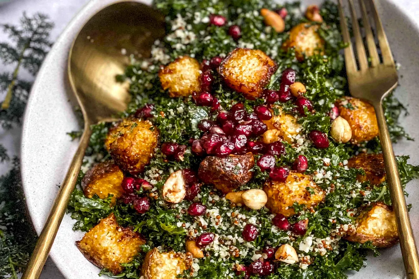 Roasted Butternut Squash and Kale Salad
