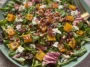 Roasted Butternut Squash Salad with Greens and Nuts