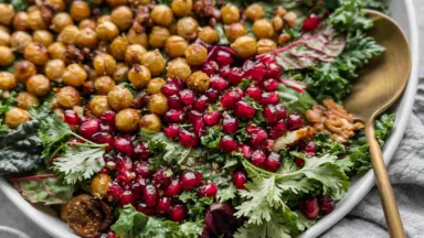 Delicious Roasted Chickpea Fall Salad