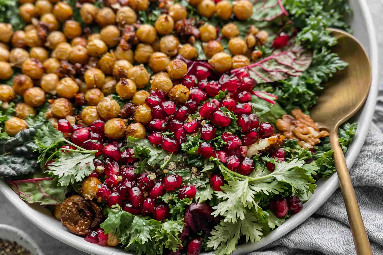 Delicious Roasted Chickpea Fall Salad