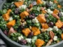 Colorful Roasted Sweet Potato Kale Salad