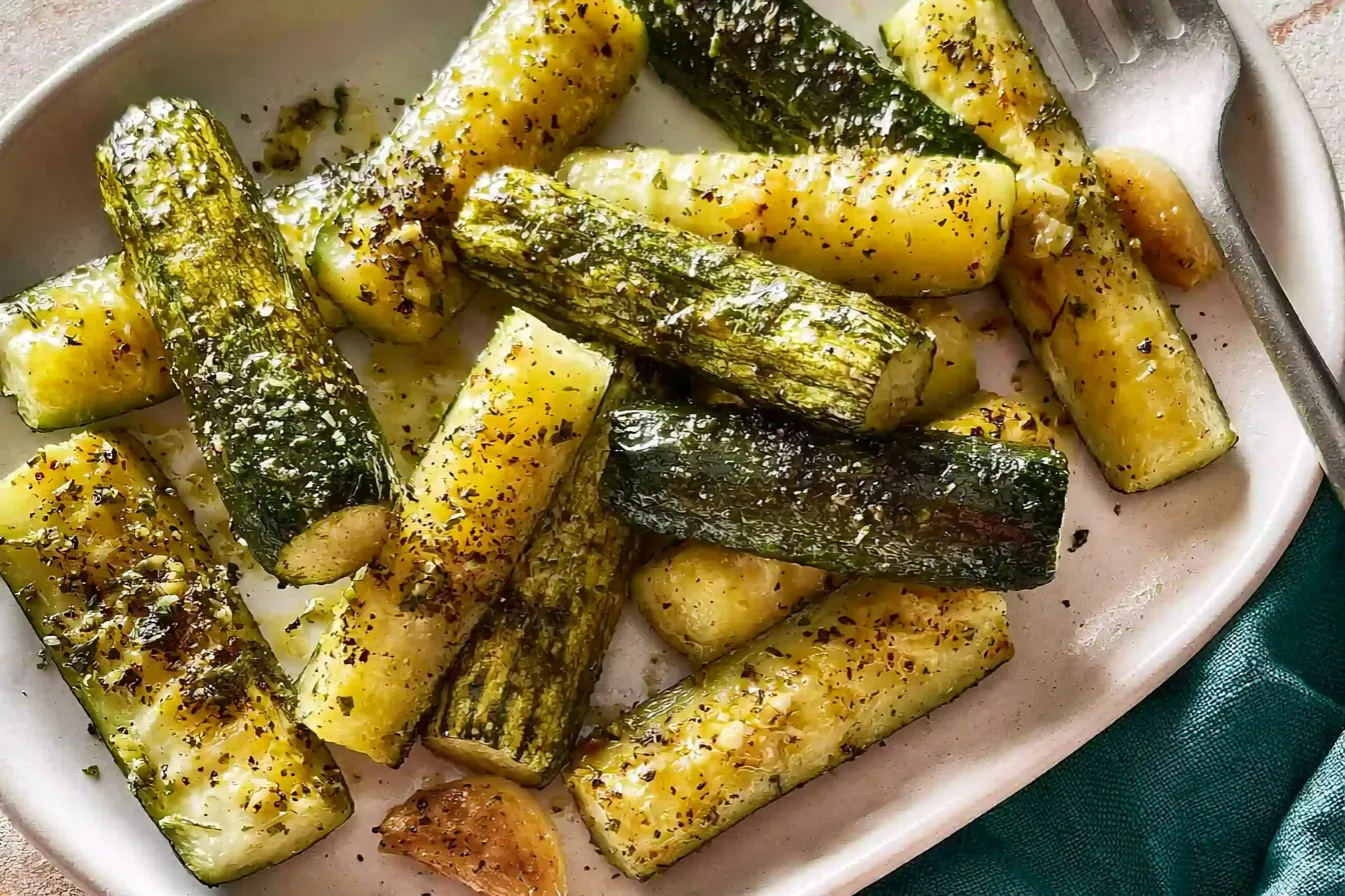Roasted Zucchini with Garlic: A Flavorful Delight! 4 Roasted Zucchini with Garlic