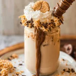 Samoas Iced Coffee in a Glass