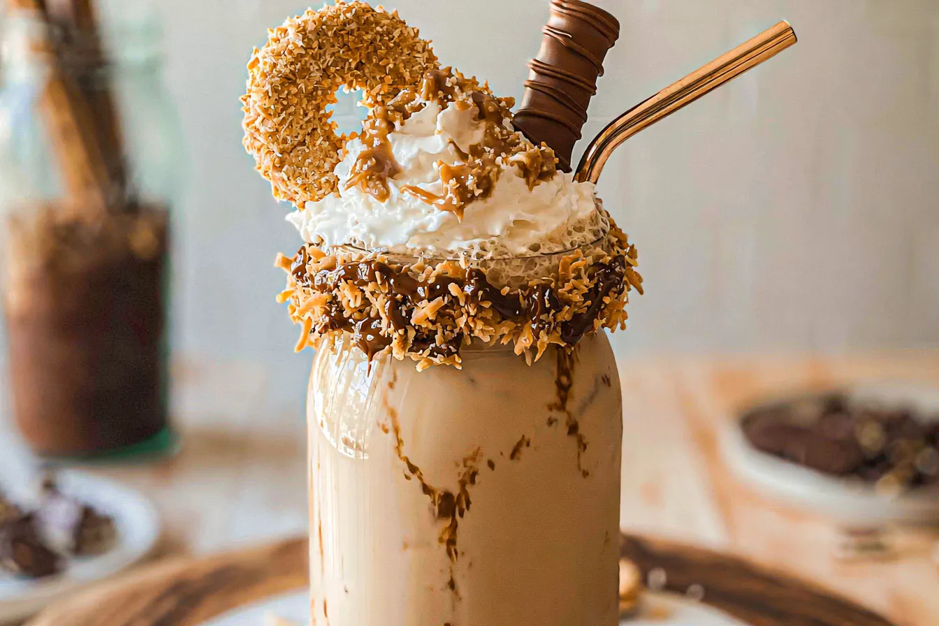 Samoas Iced Coffee