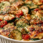 Savory Mediterranean Chicken Zucchini Bake – Wholesome Delight! 15 Savory Mediterranean Chicken Zucchini Bake - Freshly Made