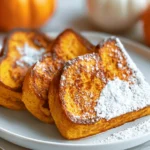 Delicious Seasonal Pumpkin French Toast Ready to Serve