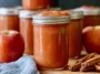 Delicious Slow Cooker Applesauce {for canning} in a Jar