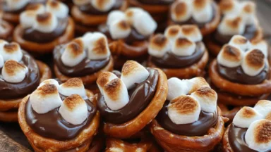 Delicious S’mores Pretzel Bites – Sweet & Salty Treats