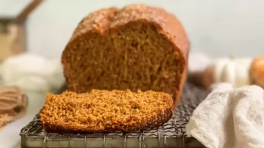 Delicious Sourdough Pumpkin Bread Slices