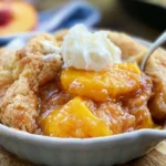 Southern Peach Cobbler: A Delicious Southern Delight 14 Southern Peach Cobbler Freshly Baked and Ready to Serve