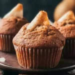 Delicious Spiced Pear Muffins Freshly Baked