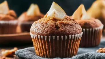 Spiced Pear Muffins Freshly Baked and Ready to Enjoy