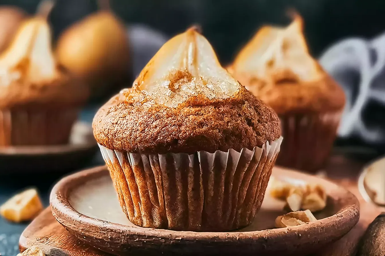 Spiced Pear Muffins Recipe 