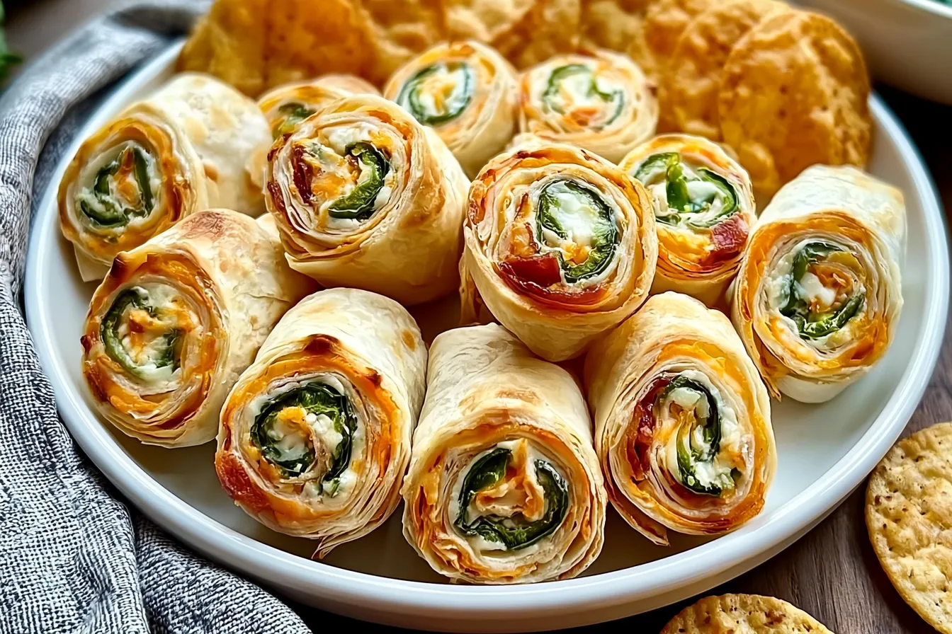Spicy Jalapeno Popper Pinwheels & RITZ Crisp Thins 
