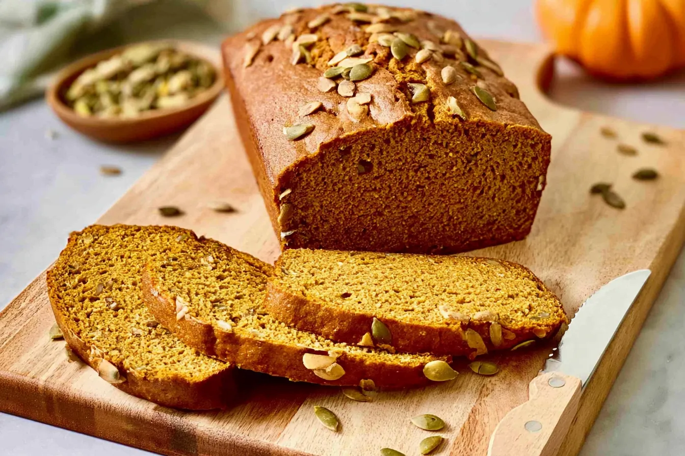 Delicious Starbucks Pumpkin Bread Easy Copycat Recipe Slice