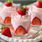 Strawberry Mousse: A Delightful Dessert to Savor 5 Delicious Strawberry Mousse in Elegant Dessert Cups