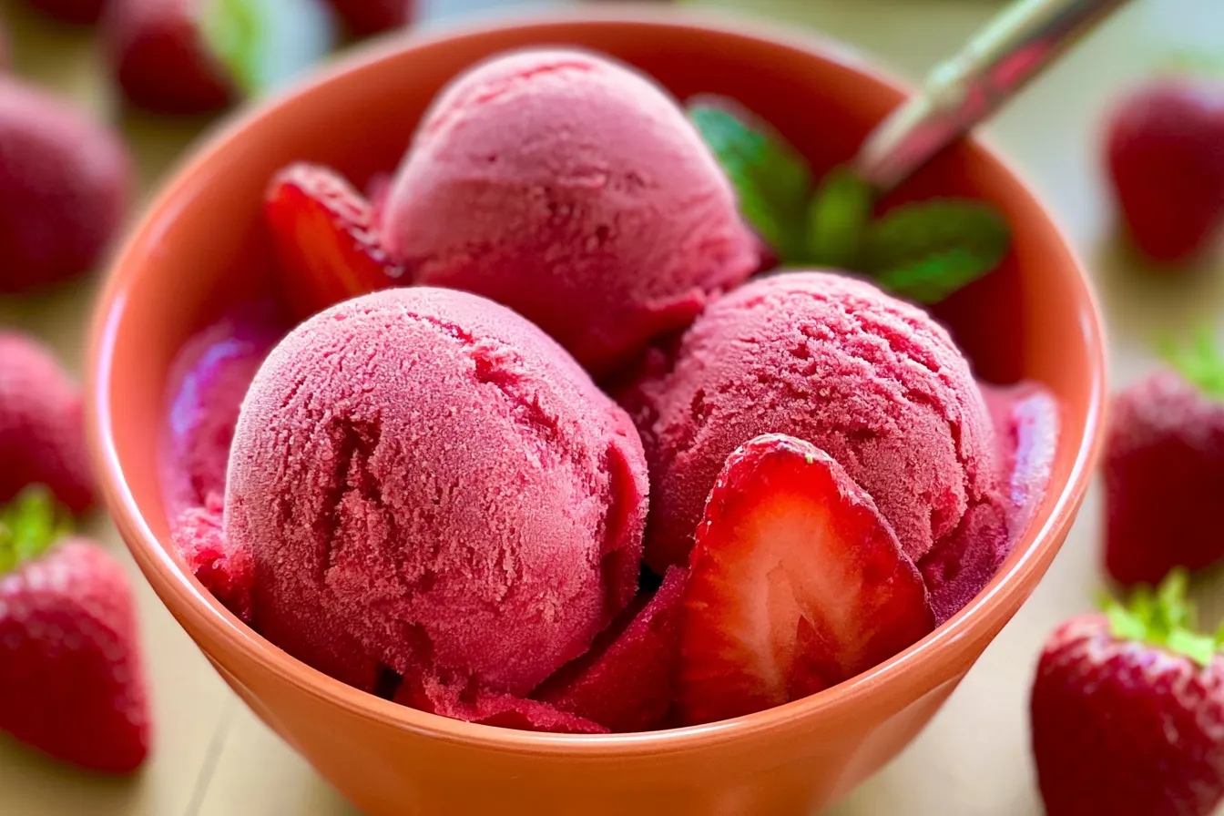 Strawberry Sorbet