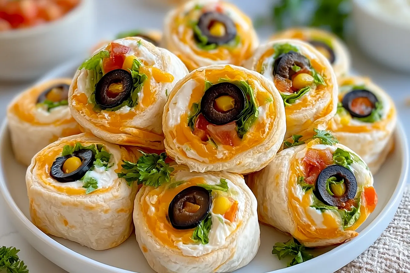 Taco Cream Cheese Pinwheels 