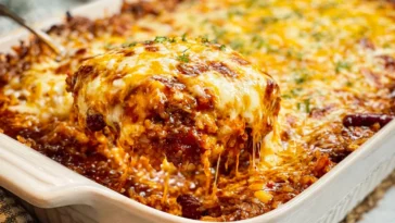 Delicious Taco Rice Casserole Ready to Serve