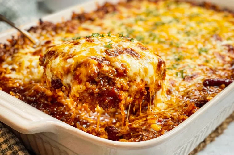 Taco Rice Casserole: A Flavorful Family Favorite Dish 3 Delicious Taco Rice Casserole Ready to Serve