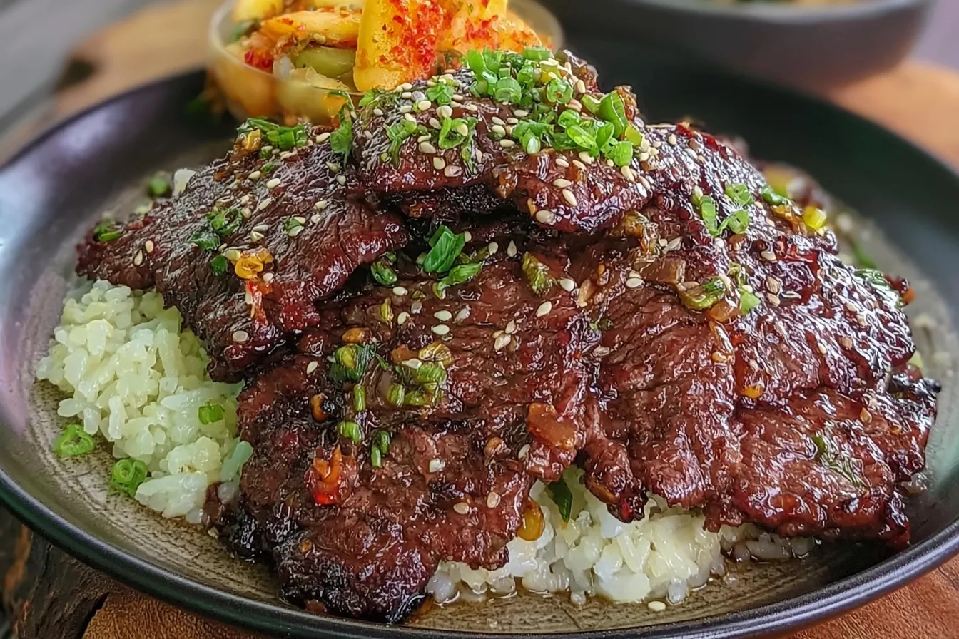 Tender Beef Bulgogi Recipe: A Simple Korean BBQ Delight 4 Tender Beef Bulgogi Recipe Easy Homemade Korean BBQ with Sesame and Scallions