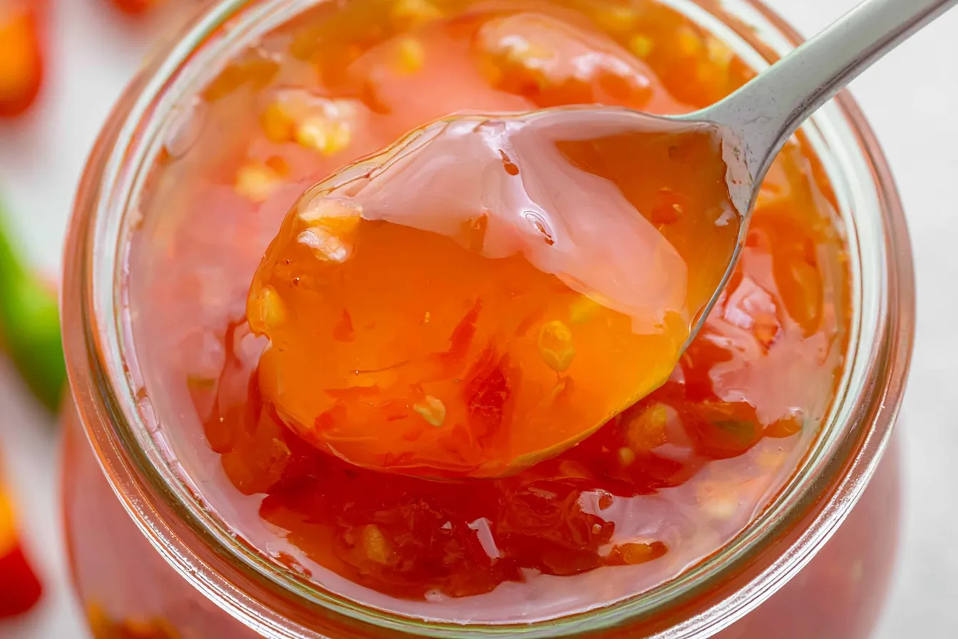 Homemade Thai Sweet Chili Sauce in a Bowl
