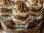 Tiramisu Cups: Elegant Individual Desserts on a Table