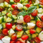 Tomato Cucumber Mozzarella Salad: A Fresh Delight Awaits 5 Tomato Cucumber Mozzarella Salad: Colorful and Delicious